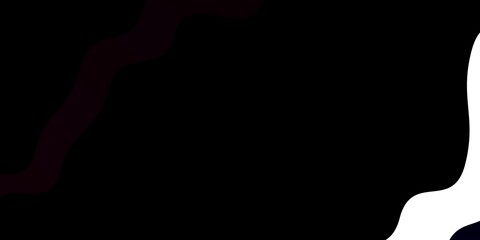 Dark Pink, Blue vector pattern with curves. Abstract illustration with bandy gradient lines. Pattern for commercials, ads.