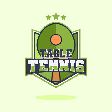 Table Tenis Logo Template Vector Design