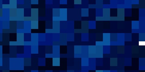 Light BLUE vector template in rectangles. Abstract gradient illustration with colorful rectangles. Pattern for business booklets, leaflets