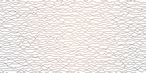 Dark Orange vector pattern with wry lines. Bright sample with colorful bent lines, shapes. Smart design for your promotions.
