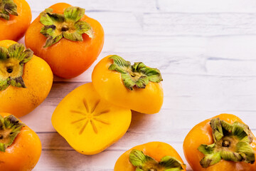 Persimmon fresh fruit from Asia