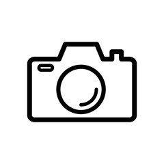 Camera icon vector logo design template