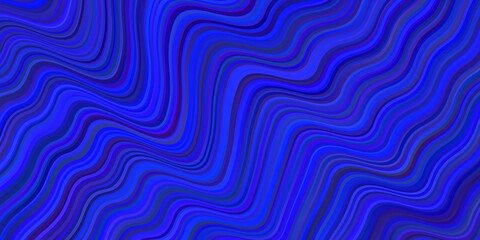 Dark BLUE vector pattern with curved lines.