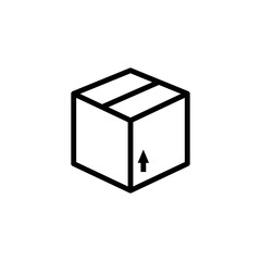 Box icon vector logo design template