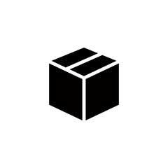 Box icon vector logo design template