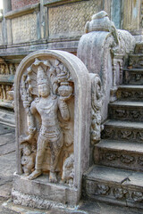 Detail of a stone carving in Sri Lanka