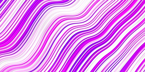 Light Purple vector pattern with curves. Illustration in halftone style with gradient curves. Pattern for business booklets, leaflets