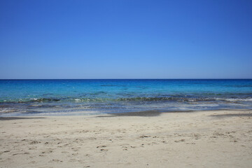 Kerdodasos beach crete private blue lagoon paradise red sand coast summer 2020 covid-19 holidays...