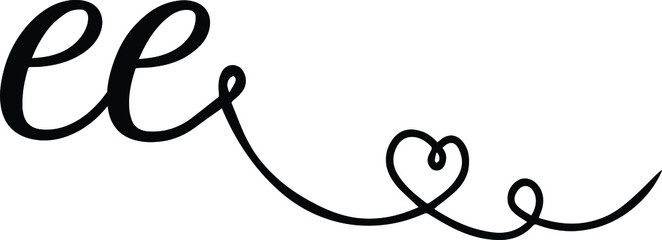 EE  Letter Initial Logo Design, Vector Template