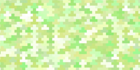 Light Green vector backdrop with rectangles. Rectangles with colorful gradient on abstract background. Pattern for commercials, ads.