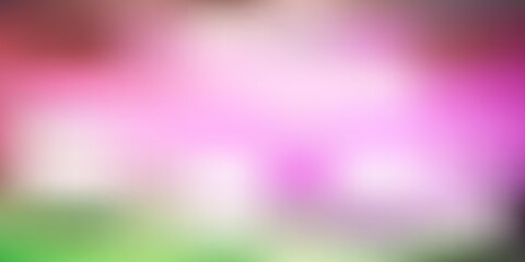 Light pink, green vector gradient blur drawing.