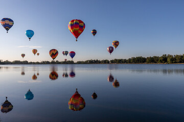 hot air balloons