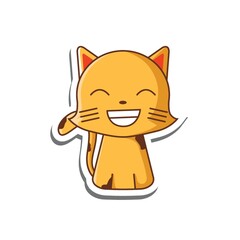 grinning cat cartoon