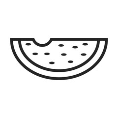 watermelon slice bite