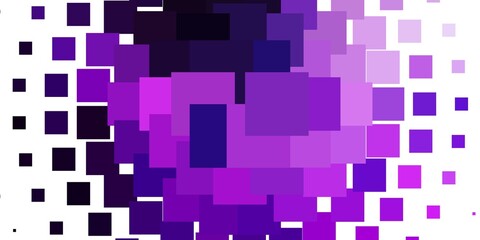Light Purple vector backdrop with rectangles. Colorful illustration with gradient rectangles and squares. Best design for your ad, poster, banner.
