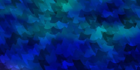Obraz premium Light Pink, Blue vector backdrop with rectangles.