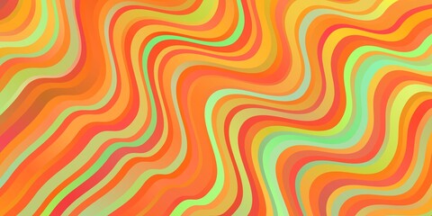 Light Green, Yellow vector pattern with lines.