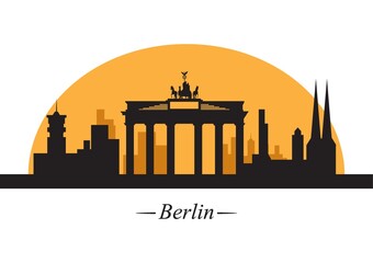 silhouette of berlin © captainvector