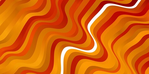 Light Orange vector background with bows. Gradient illustration in simple style with bows. Template for your UI design.