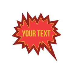 surprised speech bubble