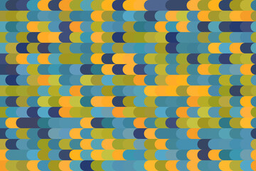 The Stained Glass Style Patterns, Fish Scales Fabric Patterns