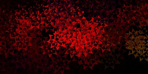 Light blue vector background with triangles.