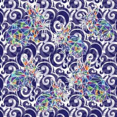 graphic rabbit background