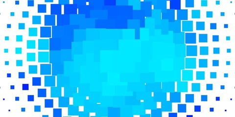 Light BLUE vector texture in rectangular style. Colorful illustration with gradient rectangles and squares. Design for your business promotion.