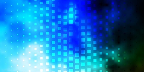 Obraz premium Light Blue, Green vector background in polygonal style. Modern design with rectangles in abstract style. Best design for your ad, poster, banner.