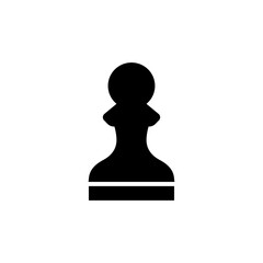 pawn icon, chess icon vector symbol template