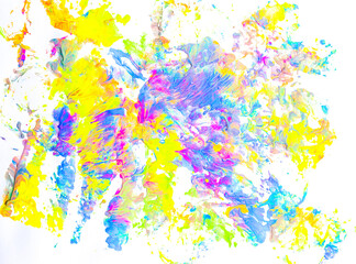 Abstract Hand-painted Art Background
