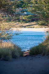 Beach Trail at Hulopoe Beach, Lanai, Hawaii