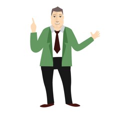 Obraz premium businessman standing