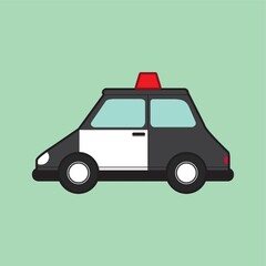 Obraz premium police car