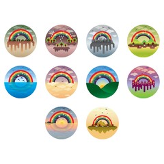 rainbow icons