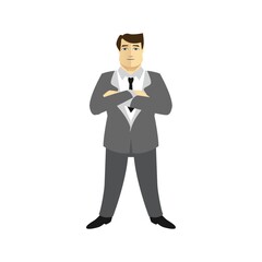Obraz premium businessman standing