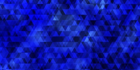 Light BLUE vector background with lines, triangles.