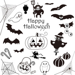ハロウィーン　素材　セット