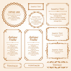 ハロウィンのフレーム素材、ハッピーハロウィン、パーティー、イベント、装飾素材、ビンテージ、アンティー