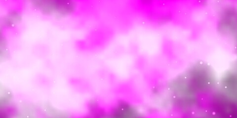 Light Pink vector pattern with abstract stars. Colorful illustration with abstract gradient stars. Pattern for new year ad, booklets.