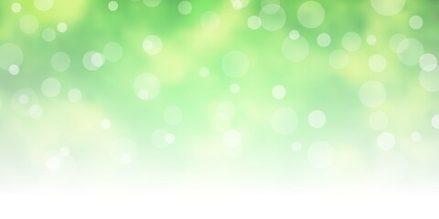 Light Green, Yellow vector background with circles. Abstract colorful disks on simple gradient background. Design for posters, banners.