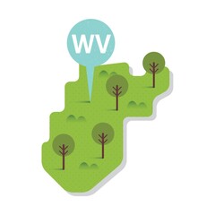 west virginia state map