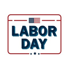 us labor day label