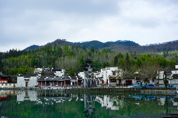 Ancient Chinese Village and Landscape