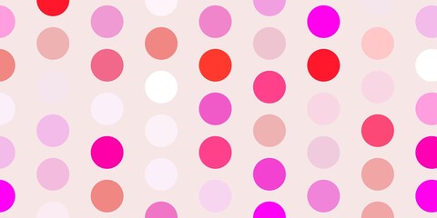 Light pink vector backdrop with dots.