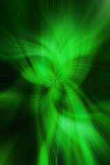 Colorful and abstract twirl made in a creative and artistic way