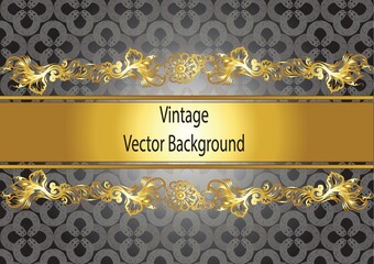 vintage background with copyspace