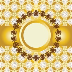 floral background with copyspace