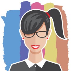 profile of a woman