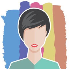 profile of a woman